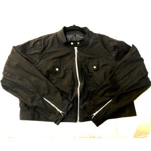 Plus Size Moto Jacket
